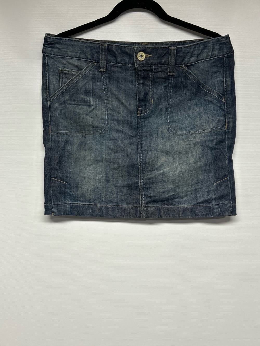 Calvin Klein Jeans Blue Denim Waistband Detail